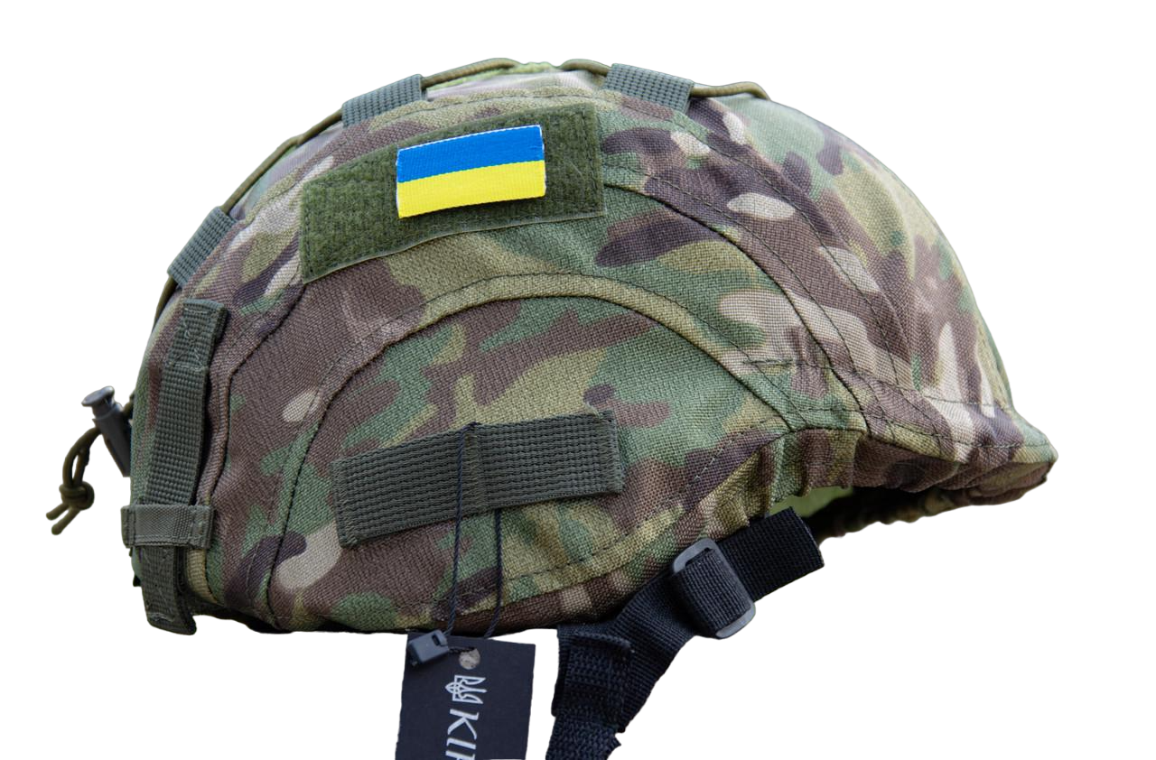 Кавер КІРАСА Ballistic Helmet KC-HM001605 3000 с козырьком кордура Мультикам - фото 1