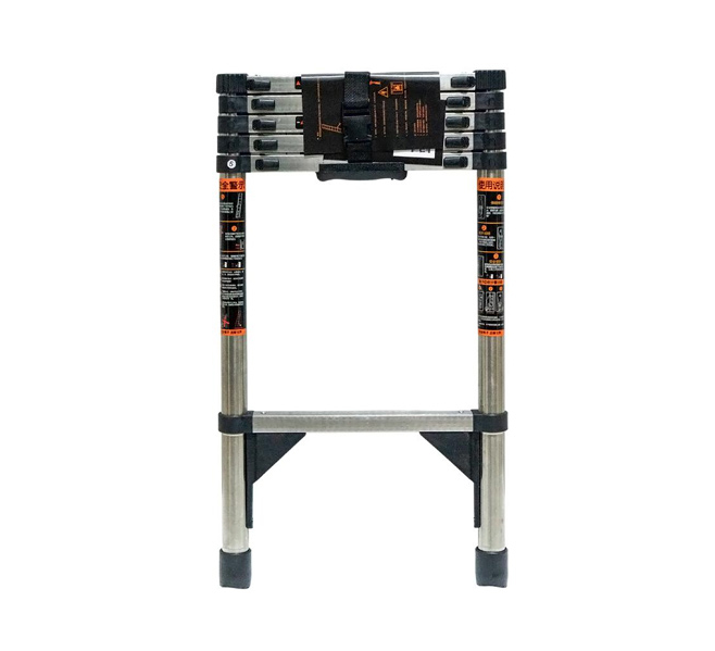 Лестница приставная телескопическая нержавеющая сталь/1 секция до 150 кг 2,3 м (7000007739)