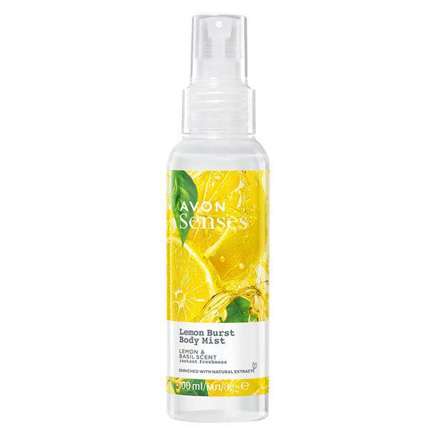 Лосьон-спрей для тела женский Avon Senses Lemon Burst Цитрусовый заряд 100 мл (AV1530779)