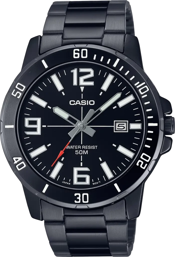 Наручные часы мужские Casio Timeless Collection MTP-VD01B-1B Черный (3150758115)
