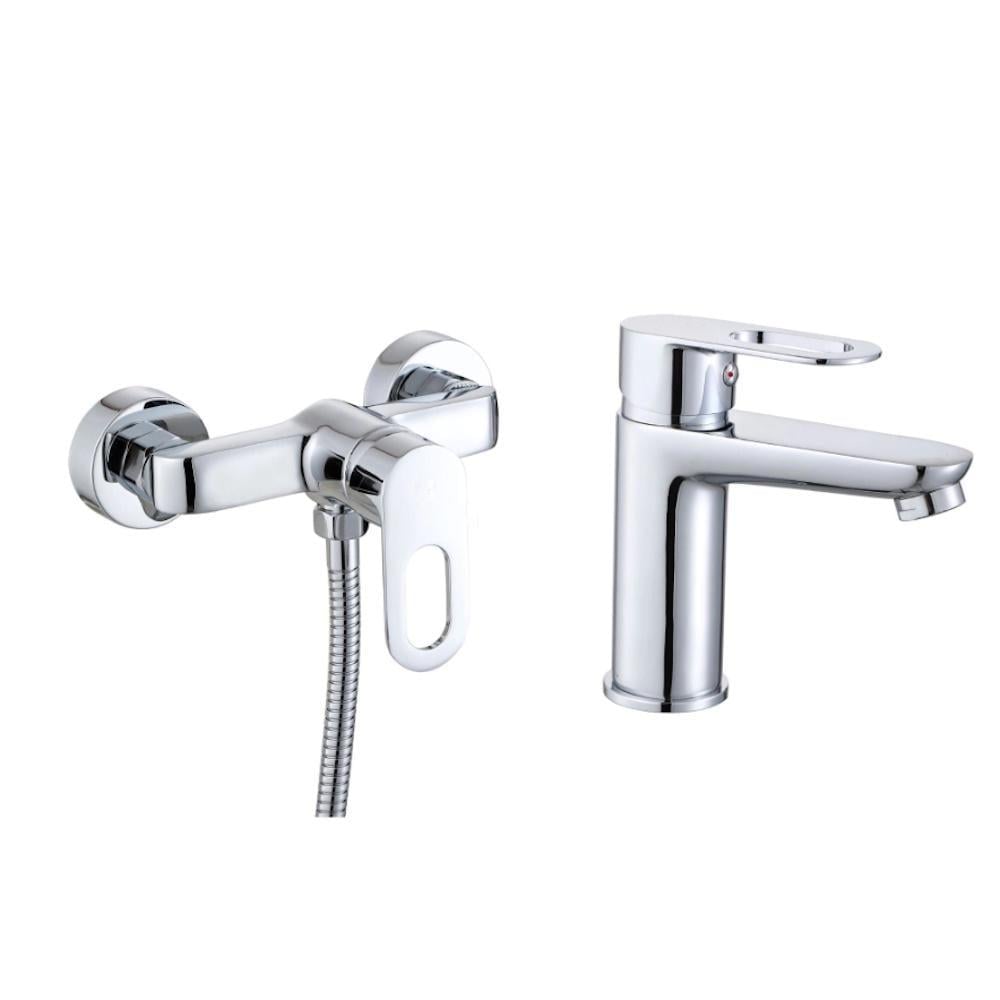 Набір змішувачів Lidz для ванни Latwa 001/Latwa 010 Chrome (FRRS00052483)