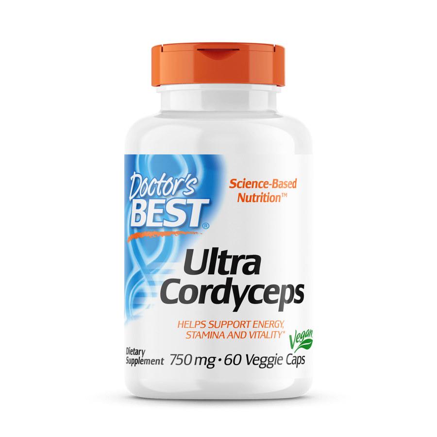 Натуральная добавка Doctor's Best Ultra Cordyceps 60 капс. (7839)