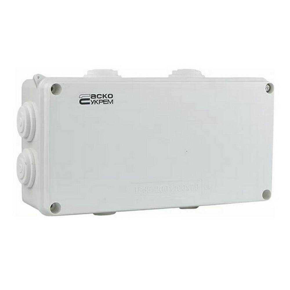 Коробка распределительная АСКО-УКРЕМ 200x100x70 мм IP65 Белый (A0150170021)