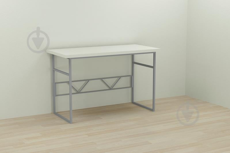 Комп'ютерний стіл Ferrum-decor Райан 75x140x60 сірий ДСП Біле 32мм Комп'ютерний стіл Ferrum-decor Райан 75x140x60 сірий ДСП Біле 32мм