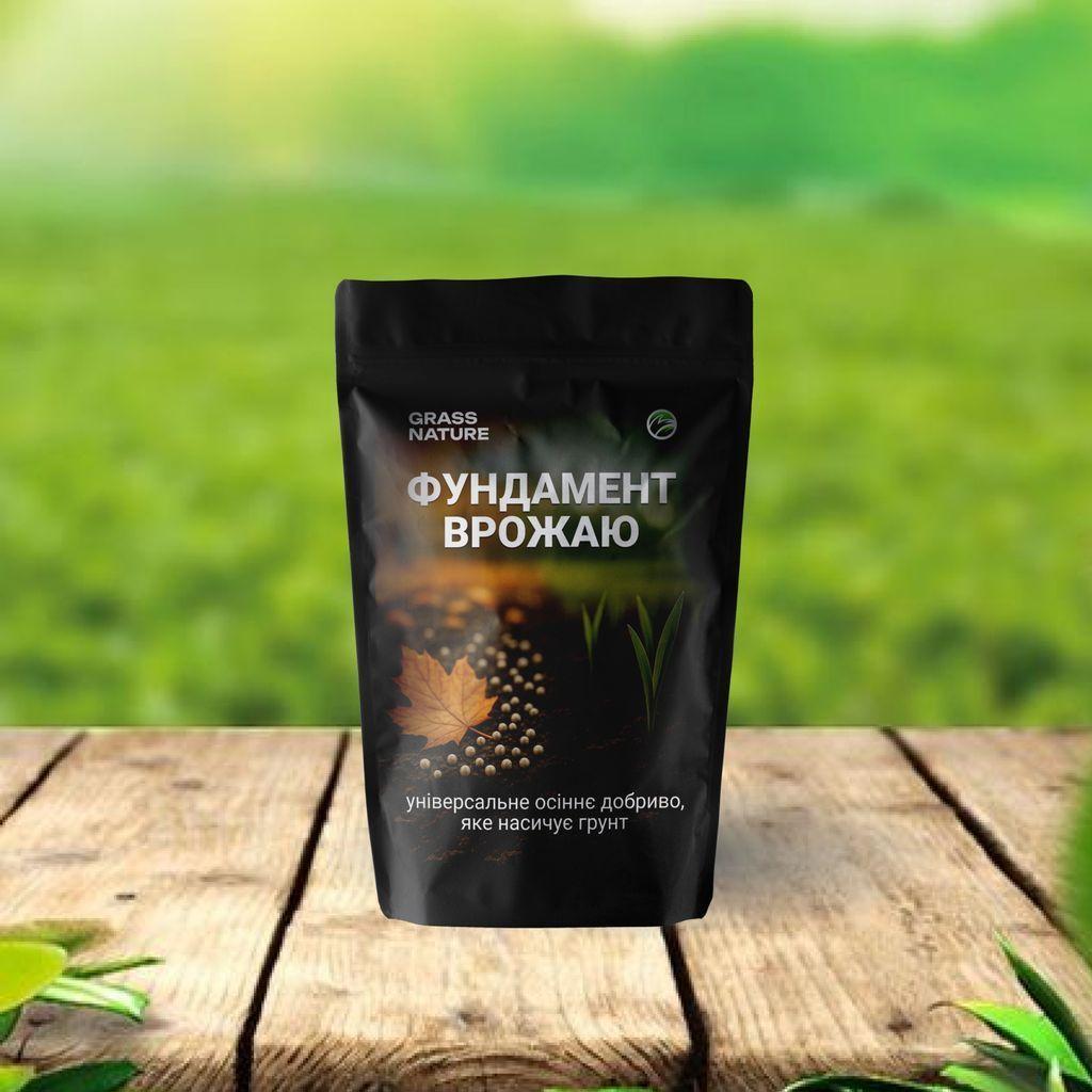 Удобрение осеннее универсальное GrassNature Фундамент урожая NPK 8-24-8 для сада и огорода 1 кг (38470703)