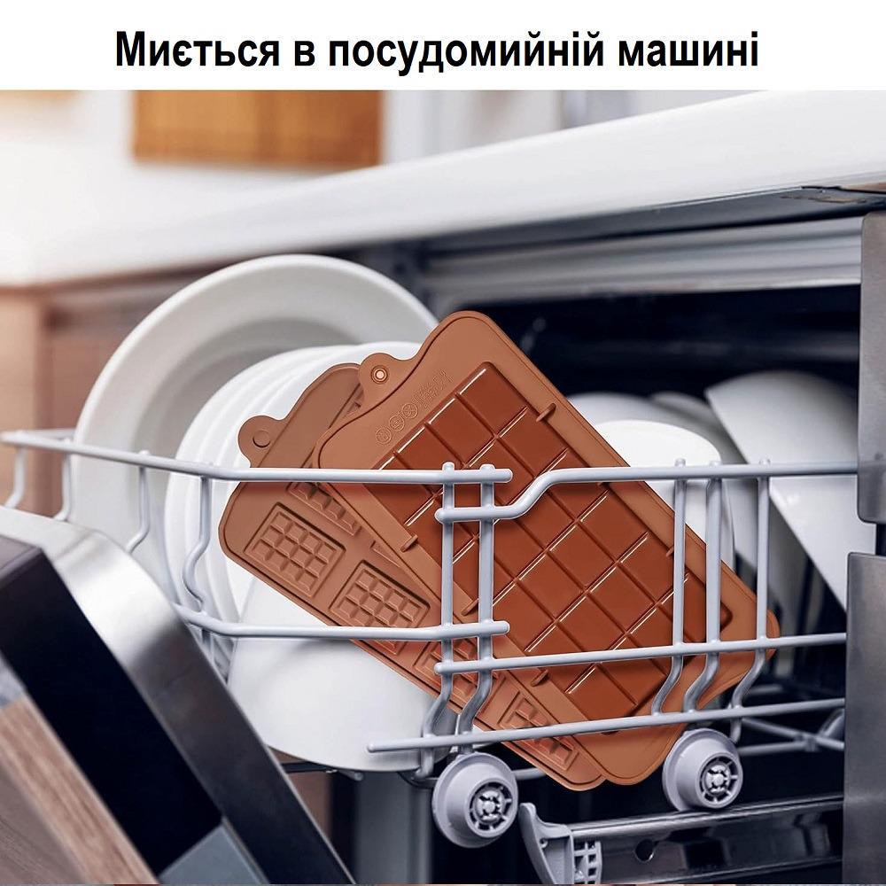 Форма силиконовая для конфет/льда плитка 19х16х2 см (MH-3426) - фото 3