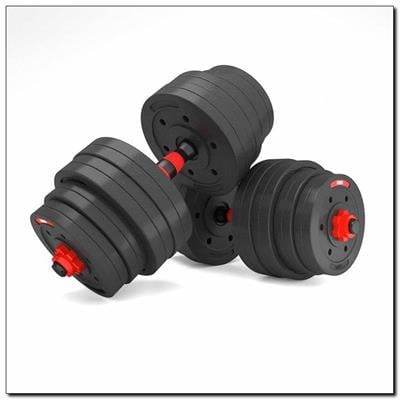 Набор штанга/гантеля HMS SGР40 40 кг Черно-красный (299737) - фото 5 Набор штанга/гантеля HMS SGР40 40 кг Черно-красный (299737) - фото 5