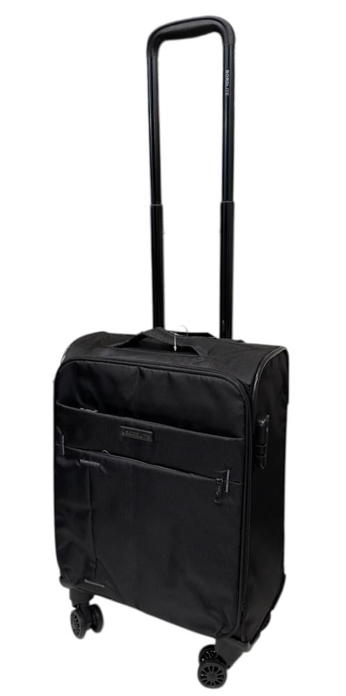 Валіза маленька ручна поклажа Bordlite JB2068 поліестер S Чорний