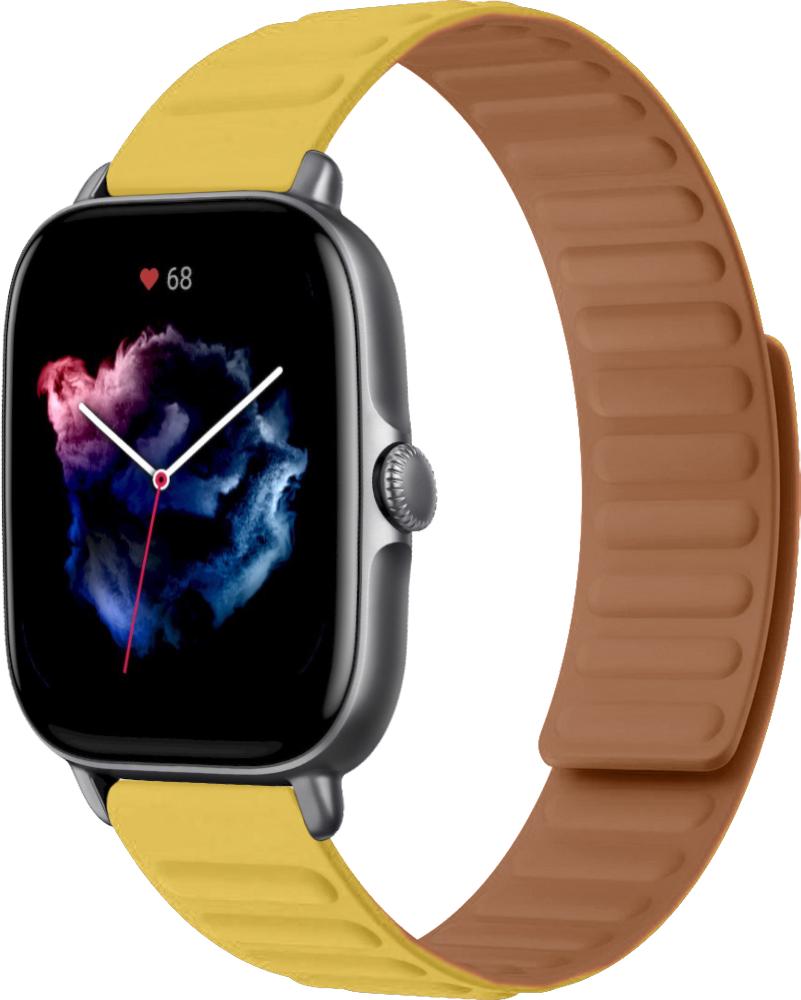 Ремешок Magneter для Amazfit GTS 3 Yellow (26629-0A)