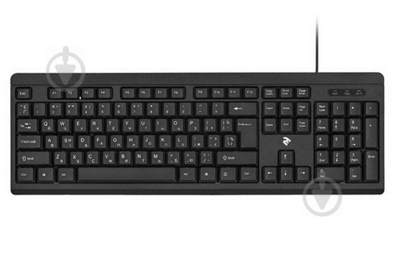 Клавіатура 2E KS108 Slim (2E-KS108UB) Black USB