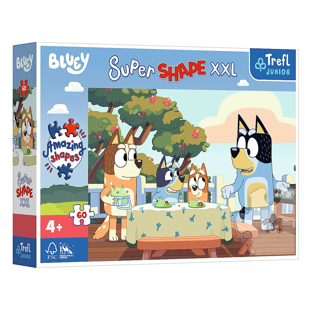 Пазли Trefl Супер форми Блу та друзі 60 ел. XXL (5900511500400)