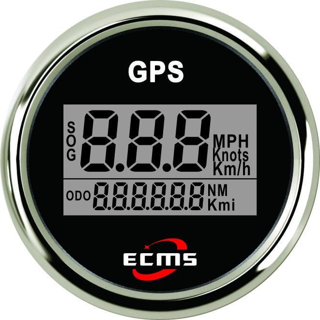 Спідометр GPS з компасом Ecms Чорний (1504242413)