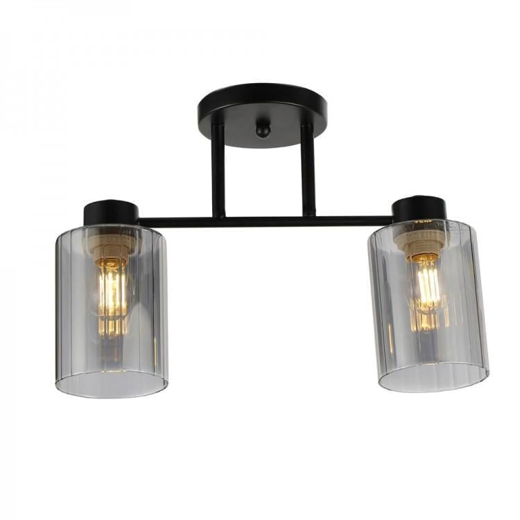 Люстра потолочная накладная ARDERO BL1320/1 OSTIN под лампу Черный (27712599)