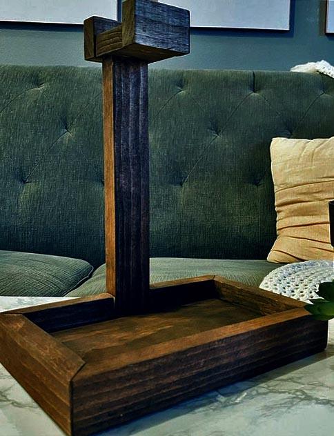 Стойка для наушников из дерева Дисакорд Капучино (НУП-006409)