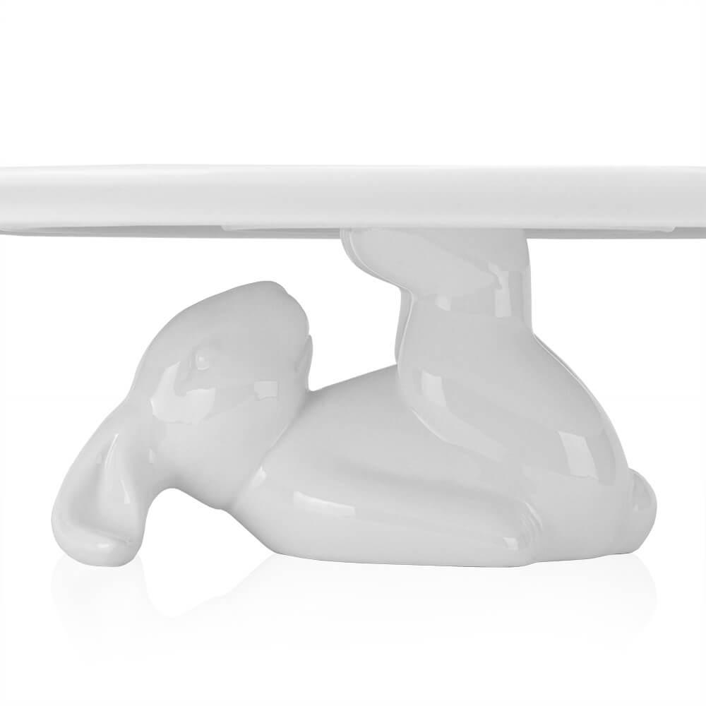 Керамічна підставка Lefard Веселий кролик 25 см Білий (8910-009) - фото 2