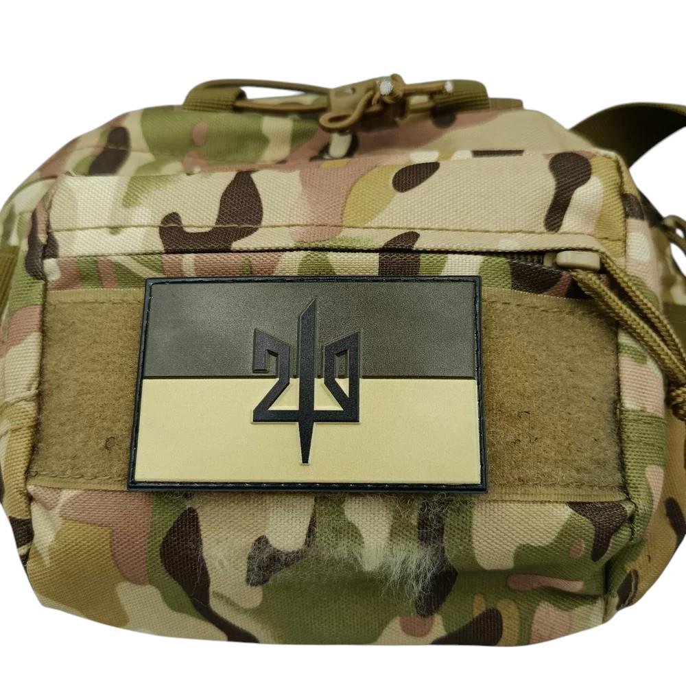 Патч флаг Украины с гербом 210 ОШП Полевой - фото 2 Патч флаг Украины с гербом 210 ОШП Полевой - фото 2