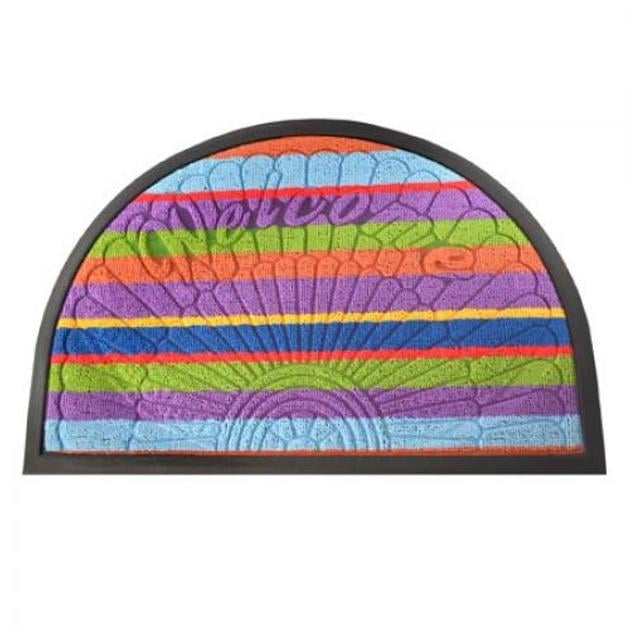 Коврик придверный полукруг 40х60 см (J01076) Коврик придверный полукруг 40х60 см (J01076)