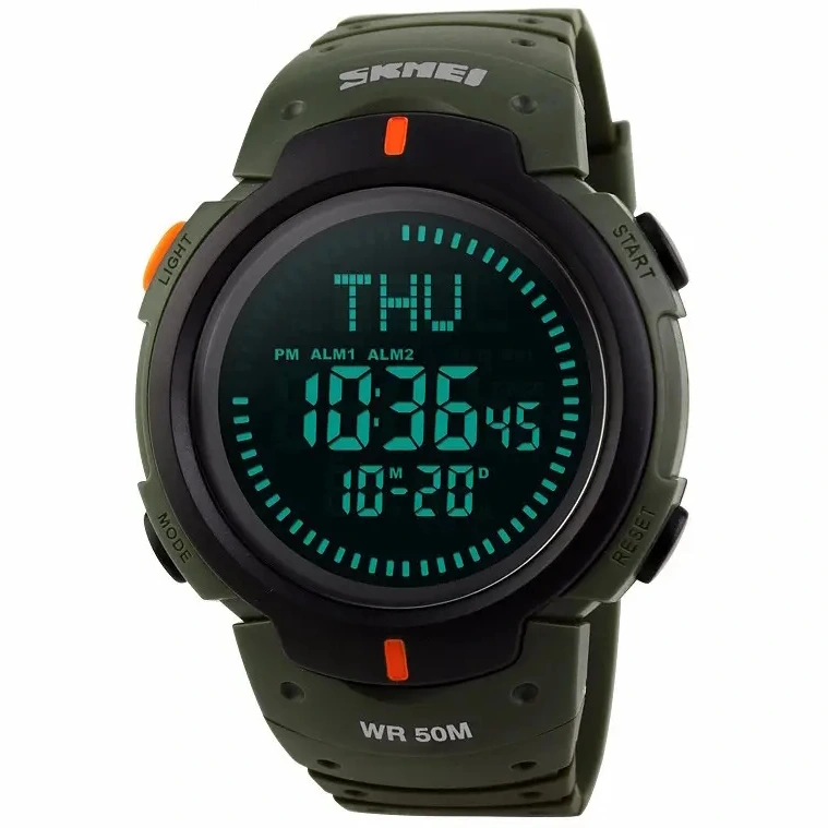Годинник чоловічий спортивний водостійкий тактичний з компасом Skmei Kompass Nano з компасом (7221)