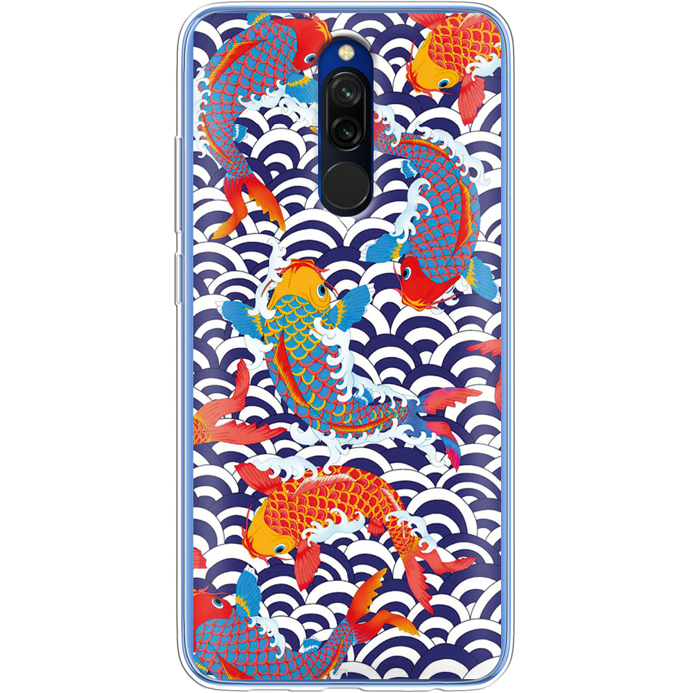 Чехол Boxface Xiaomi Redmi 8 Koi Fish Прозрачный силикон (38411-up2477-38411)
