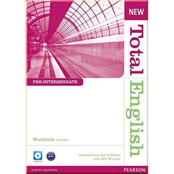 Книга J. J. Wilson/Antonia Clare "New Total English Pre-Intermediate Workbook with CD and key" (ISBN:9781408267370) - фото 1 Книга J. J. Wilson/Antonia Clare "New Total English Pre-Intermediate Workbook with CD and key" (ISBN:9781408267370) - фото 1