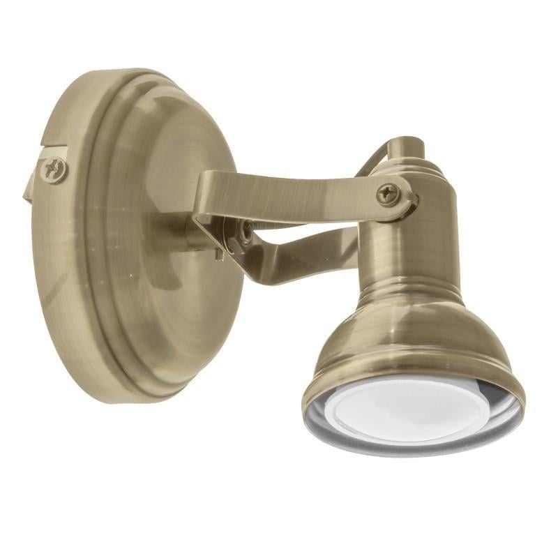 Светильник лофт настенный спот накладной Brille HTL-196/1 GU10 AB 26-758