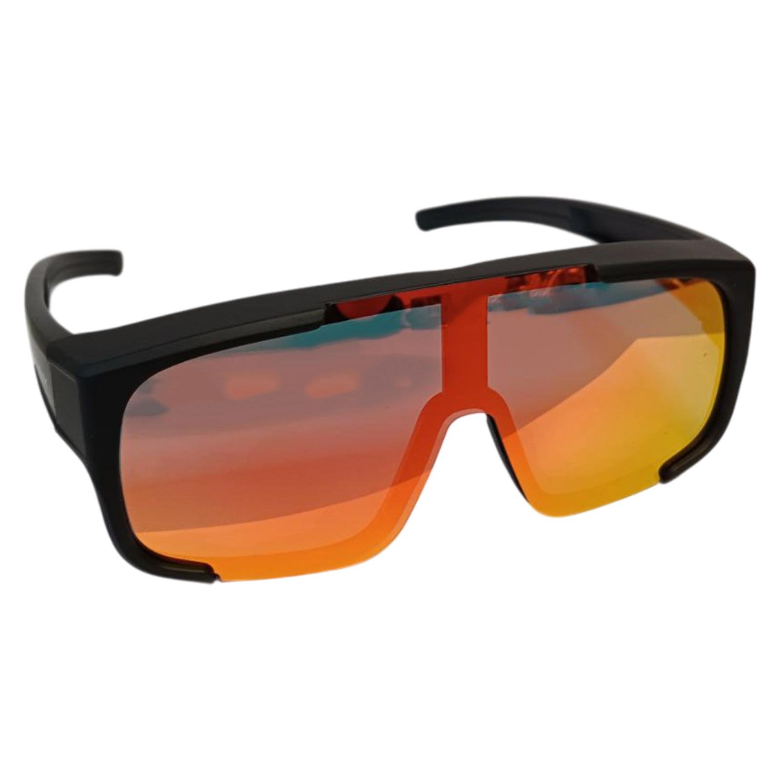 Спортивні сонцезахисні окуляри Phoenix GP-1080 для носіння поверх окулярів для зору з червонийю лінзою Чорний (XT-GP-1080-6894)