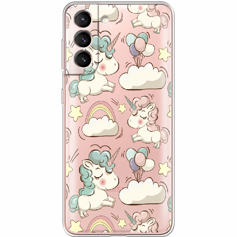 Чехол BoxFace Samsung G991 Galaxy S21 Unicorns Прозрачный силикон (41709-cc2-41709)