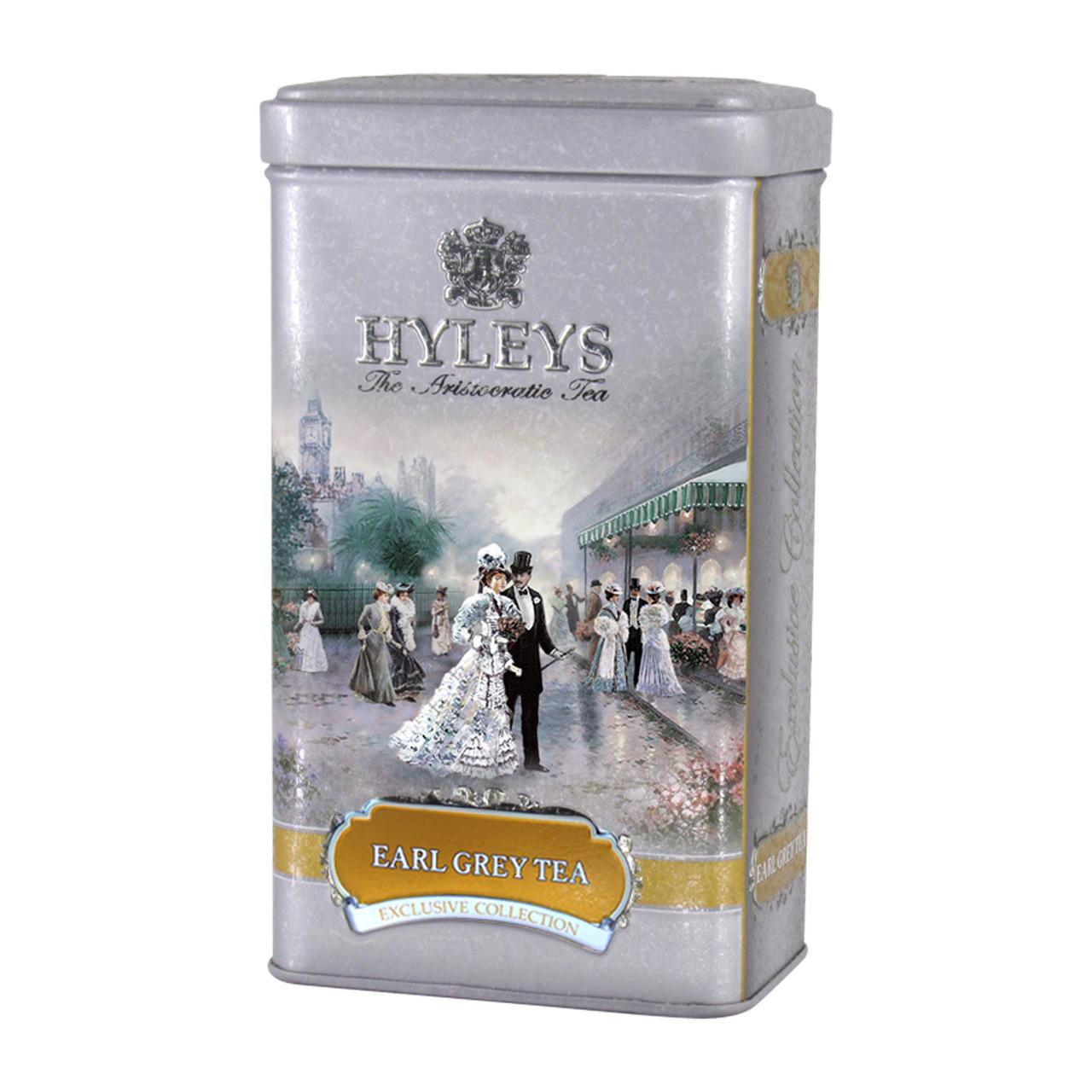 Чай черный Hyleys Эрл Грей крупнолистовая жестяная банка 100 г (4791045024064) - фото 1