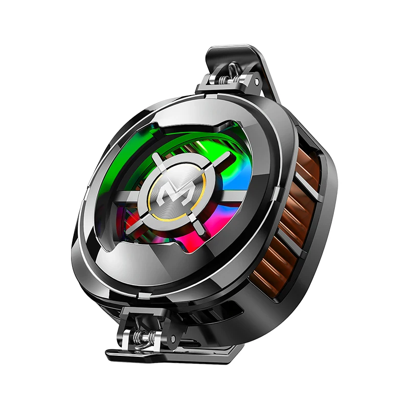 Кулер с экраном активное охлаждение для телефона/планшета Memo CX06 с магнитным и механическим креплением Black (18512)