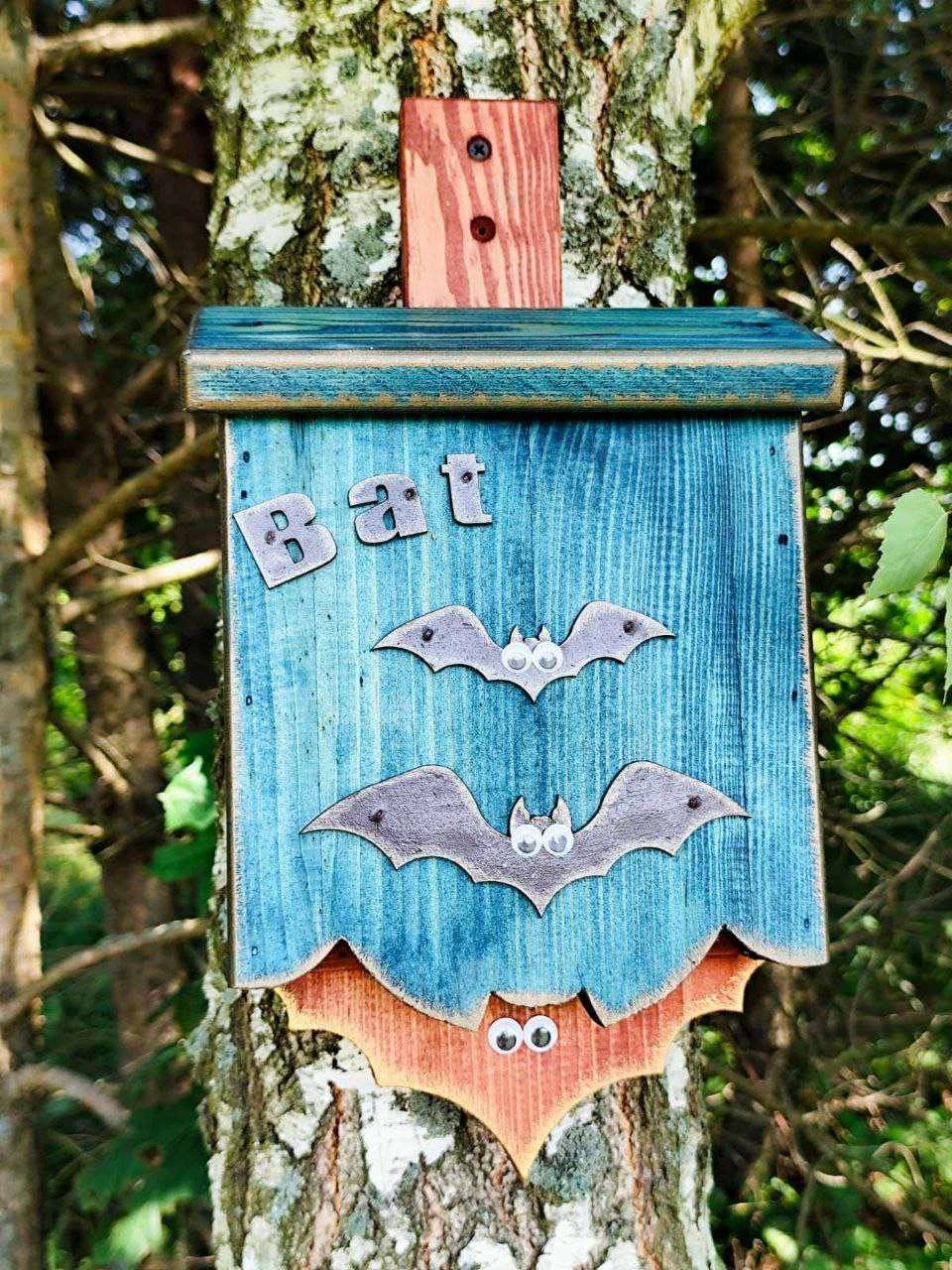 Дом для летучих мышей Сибелла подвесной 30х20х6,5 см Темно-Синий - фото 10 Дом для летучих мышей Сибелла подвесной 30х20х6,5 см Темно-Синий - фото 10