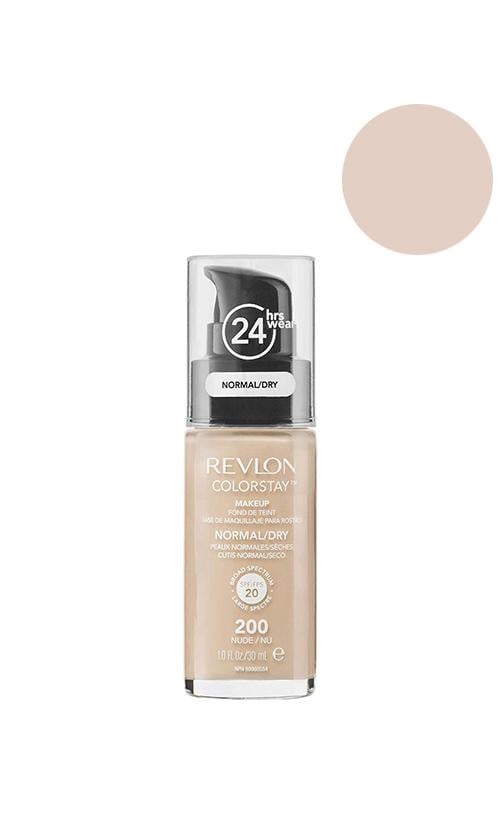 Тональний крем Revlon ColorStay Makeup For Normal/Dry Skin SPF20 200 Nude (20656) - фото 1