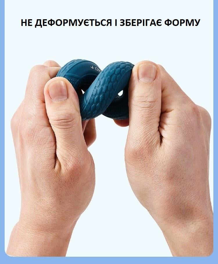 Эспандер кистевой 2в1 для укрепления пальцев руки с нагрузкой 70-80 фунтов 315-36 кг Черный (29130) - фото 7 Эспандер кистевой 2в1 для укрепления пальцев руки с нагрузкой 70-80 фунтов 315-36 кг Черный (29130) - фото 7