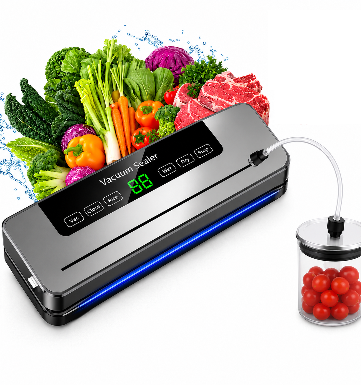 Вакууматор 120W с трубкой для вакуумирования (36521417)