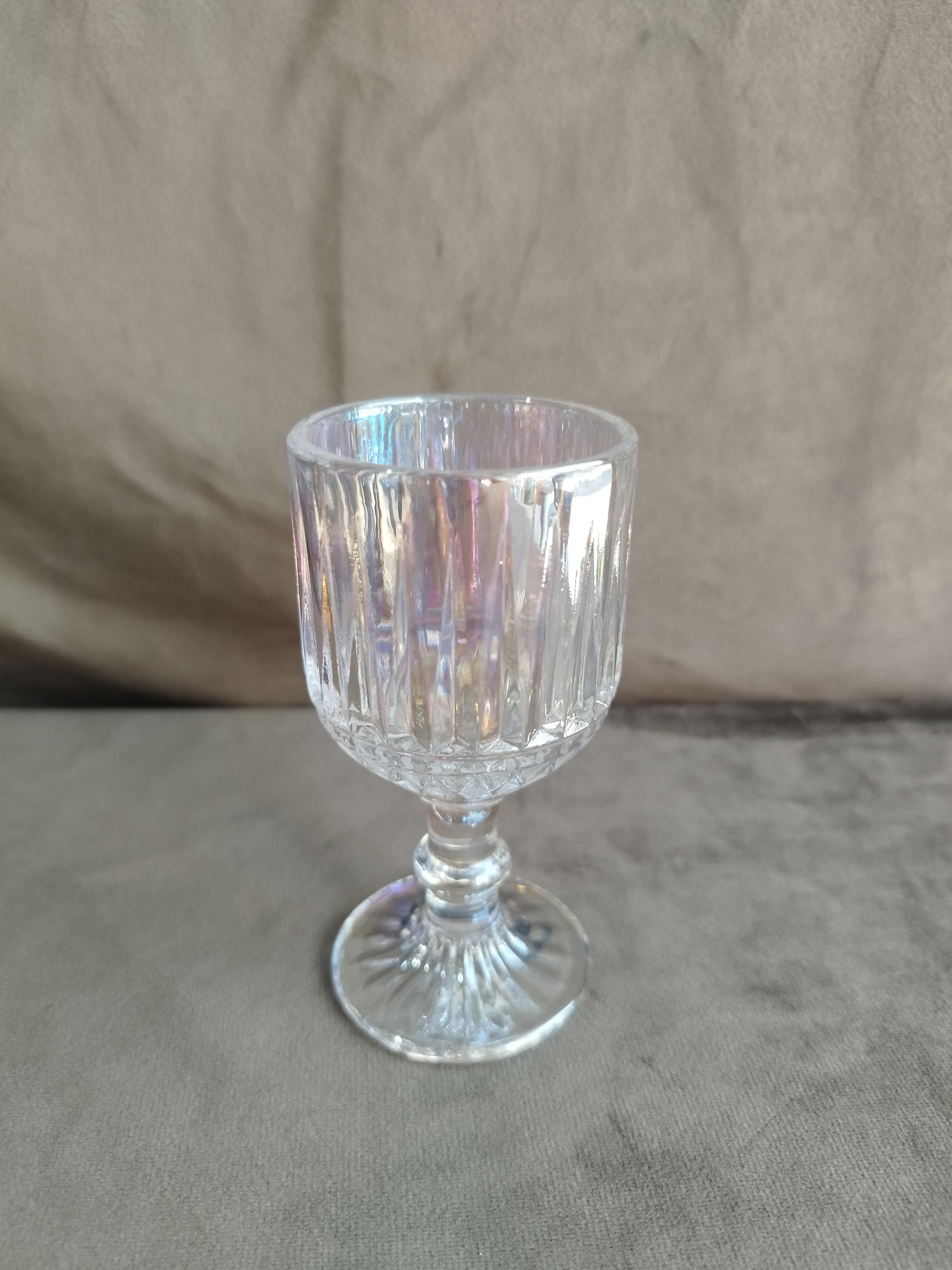 Набор рюмок YIWU стеклянных по 50 мл 6 шт. Прозрачно-перламутровый (HP-19-30-5)