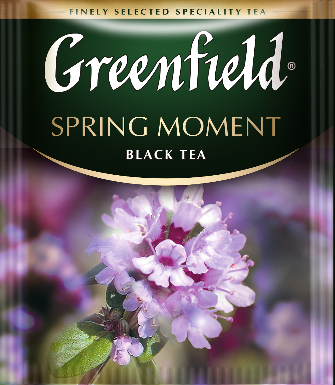 Чай Greenfield Spring Moment ХоРеКа чорний з чебрецем 100 пакетиків (10100)