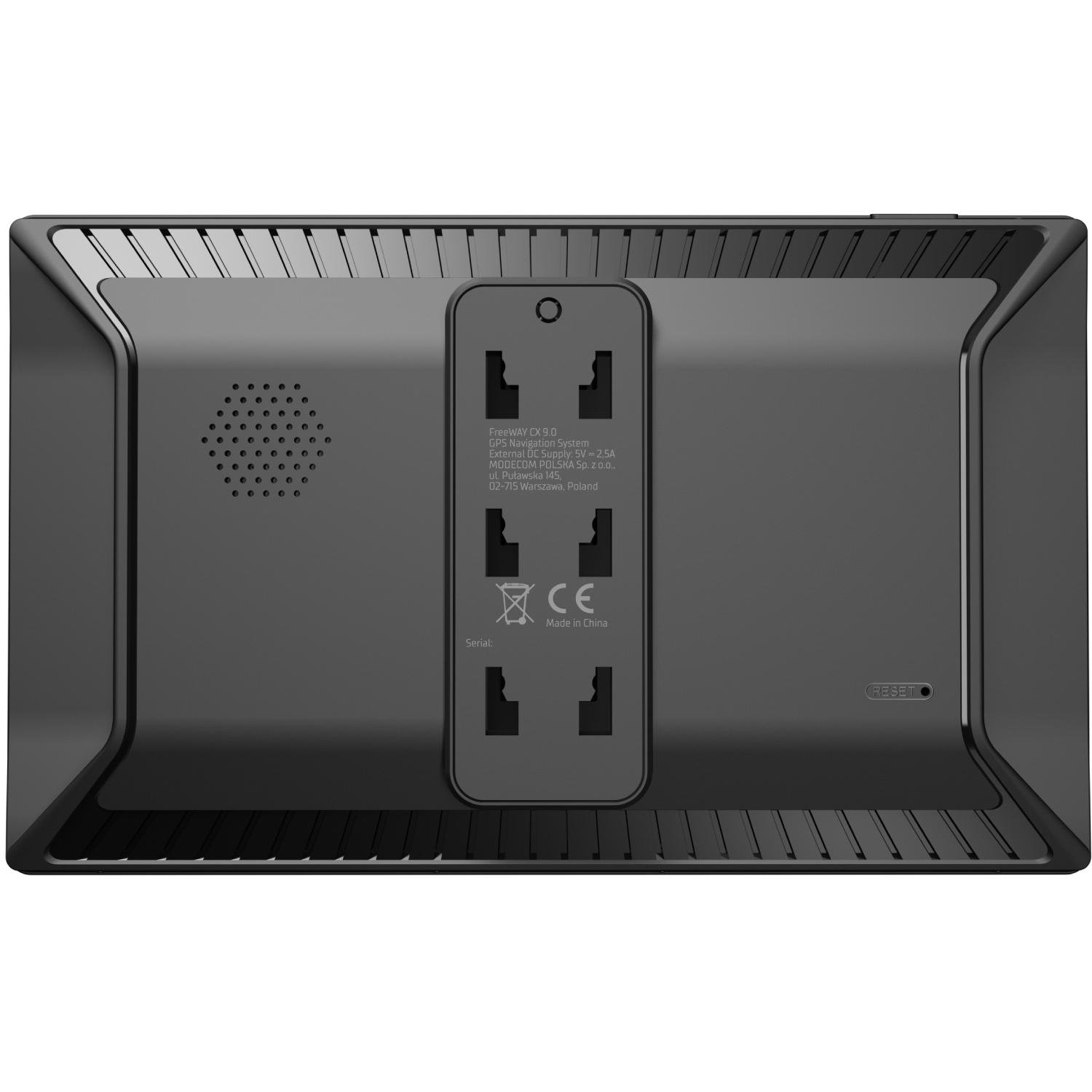 GPS-навігатор Modecom Device FreeWAY CX 9,0 TFT 8 GB 9" MapFactor EU Black (NAV-FREEWAYCX90-MF-EU) - фото 5 GPS-навігатор Modecom Device FreeWAY CX 9,0 TFT 8 GB 9" MapFactor EU Black (NAV-FREEWAYCX90-MF-EU) - фото 5