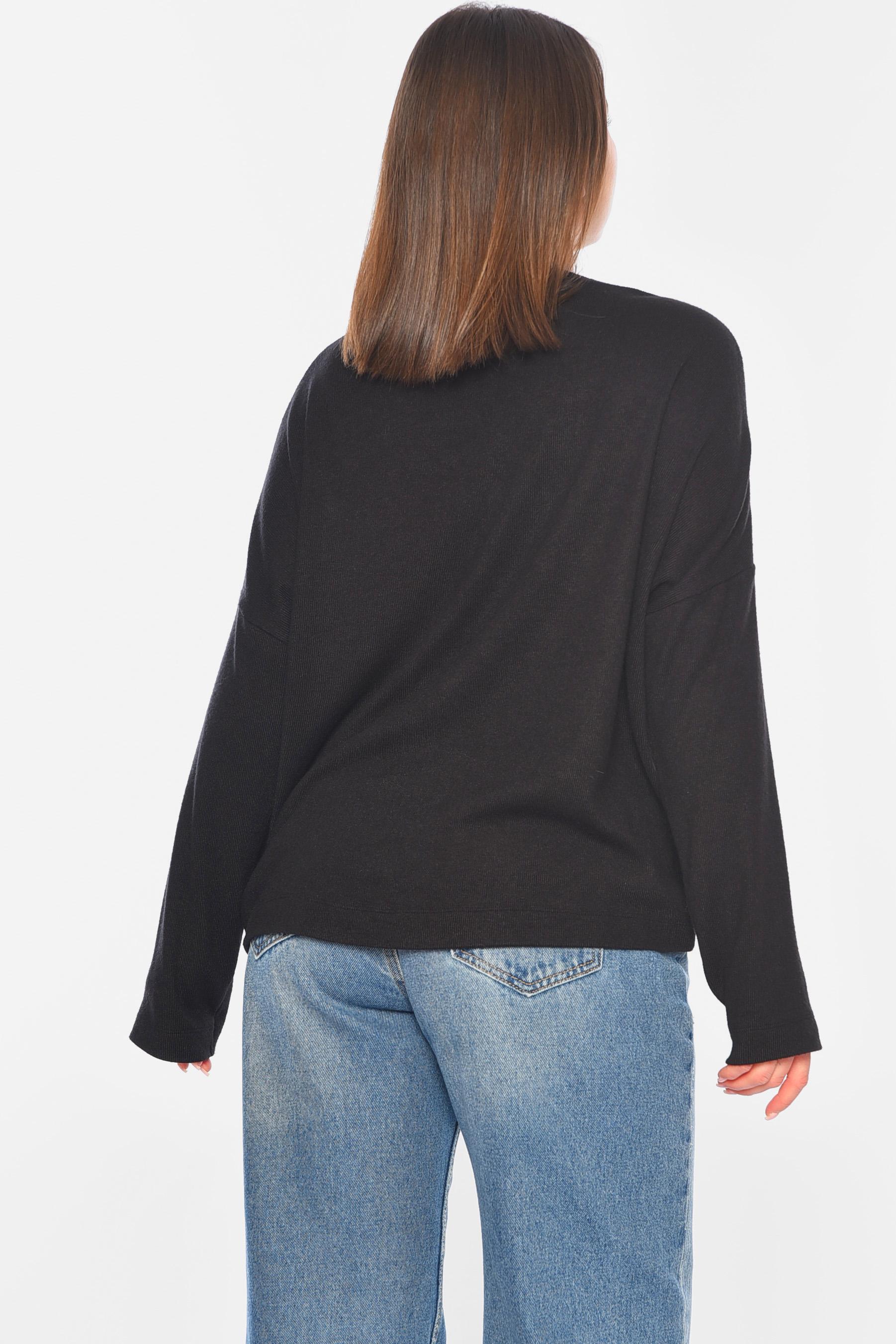 Кофта жіноча 197524 напівбатальна XL Чорний (197524_!295155_M) - фото 3 Кофта жіноча 197524 напівбатальна XL Чорний (197524_!295155_M) - фото 3