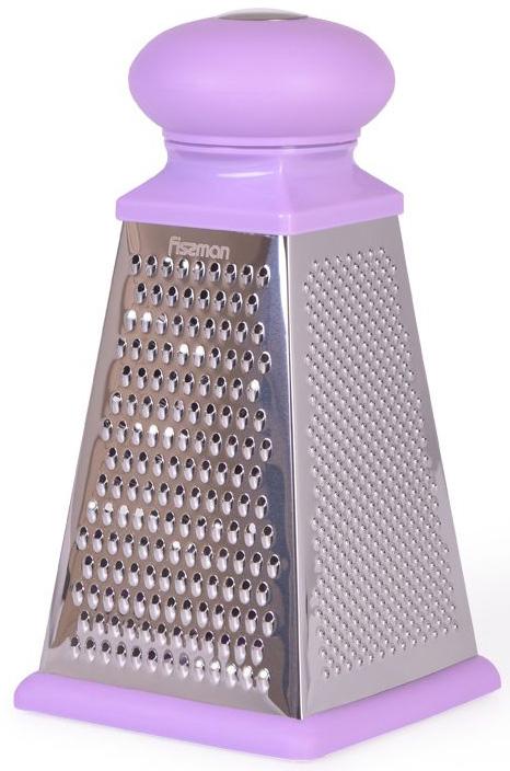 Терка 4-х гранна з пластиковою ручкою Fissman Meotida Pyramida 21 см