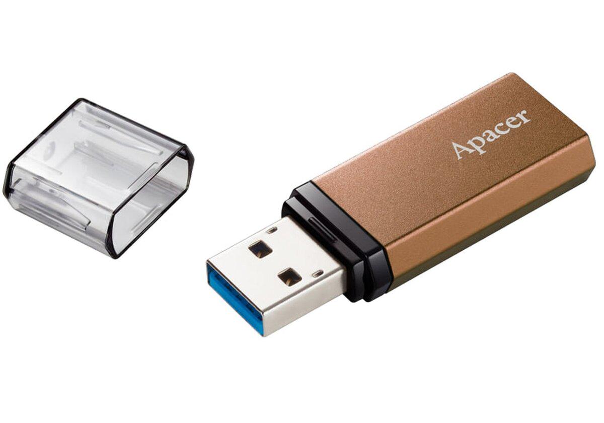 Флеш-пам'ять USB Apacer Flash USB 3.2 Gen1 AH25C 64 GB Bronze (9fe31abe)