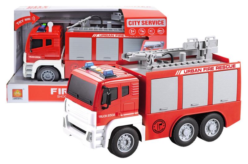 Машинка инерционная YG Toys Пожарная 35,5x14,5x21 см Красный (WY850A)