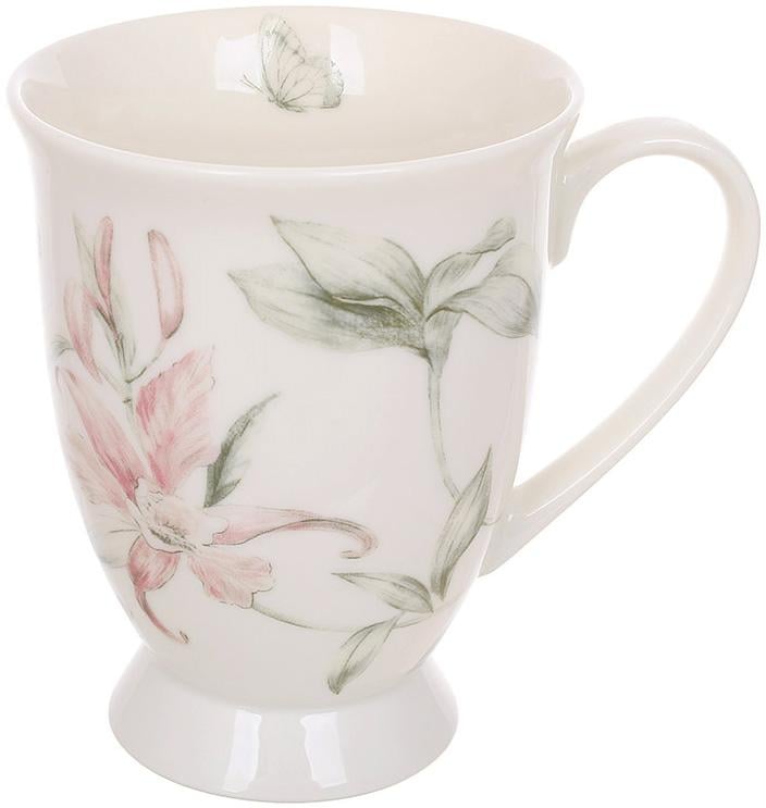 Кухлі порцелянові 6 шт. 300 мл Pink Orchid