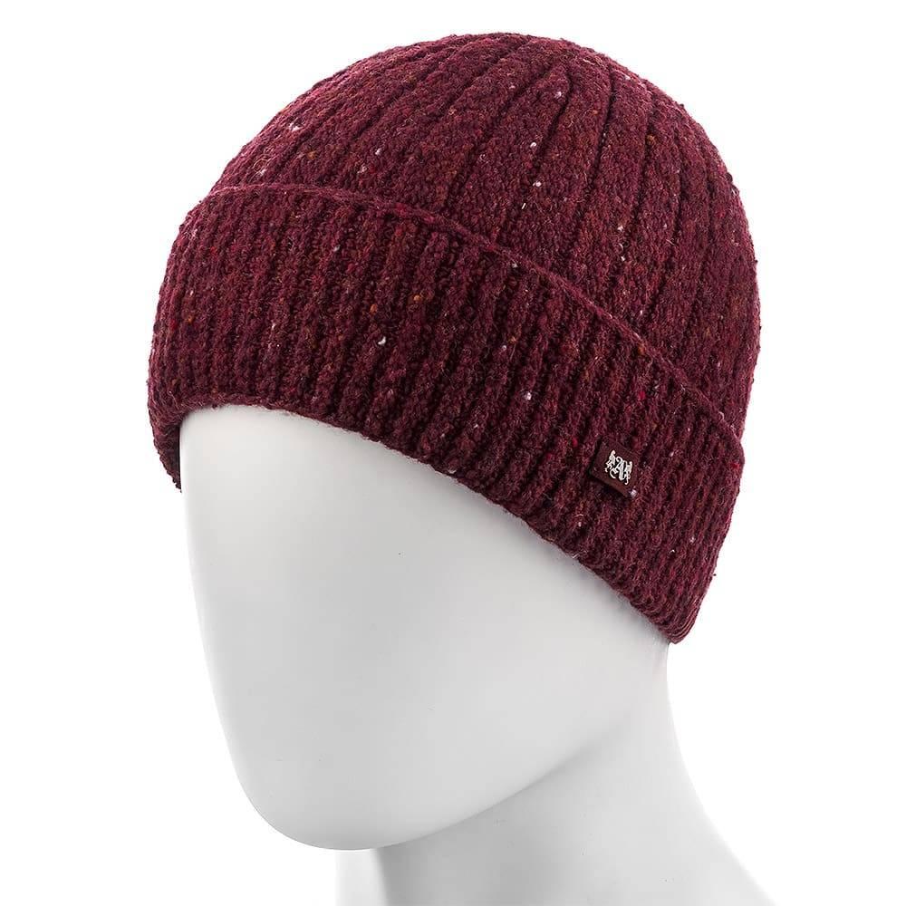 Шапка мужская на флисе Atrics MH682 р. 56-59 Бордовый (1716218660)