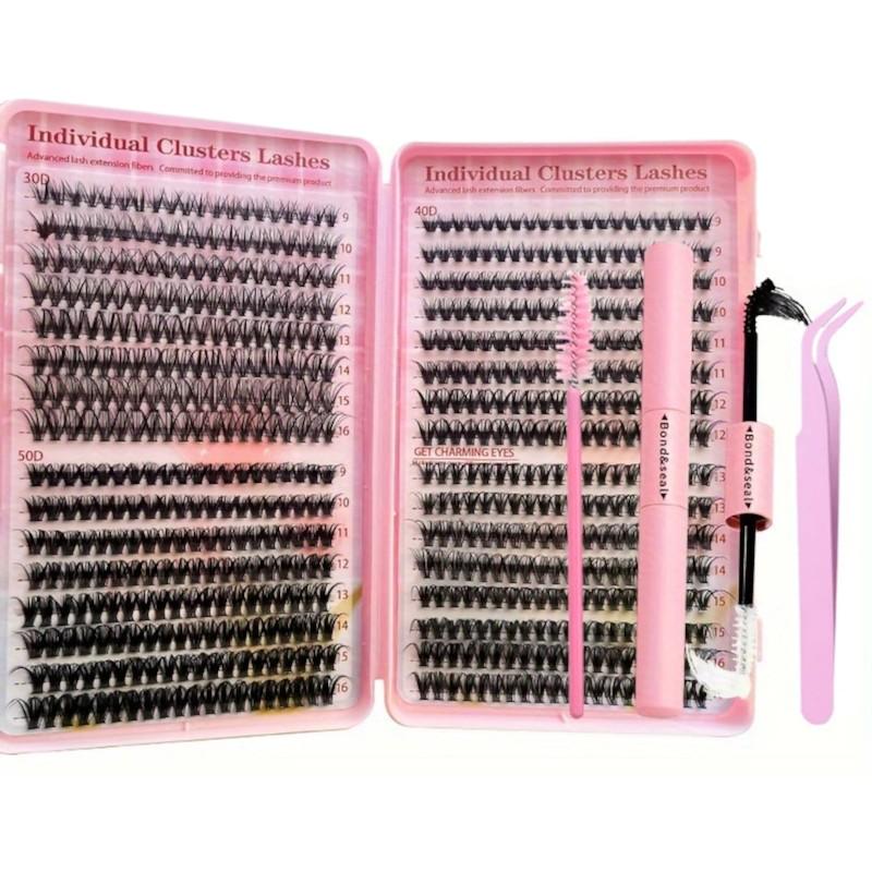 Набор для наращивания ресниц пучковых ресниц 30D 40D 50D 640 шт.