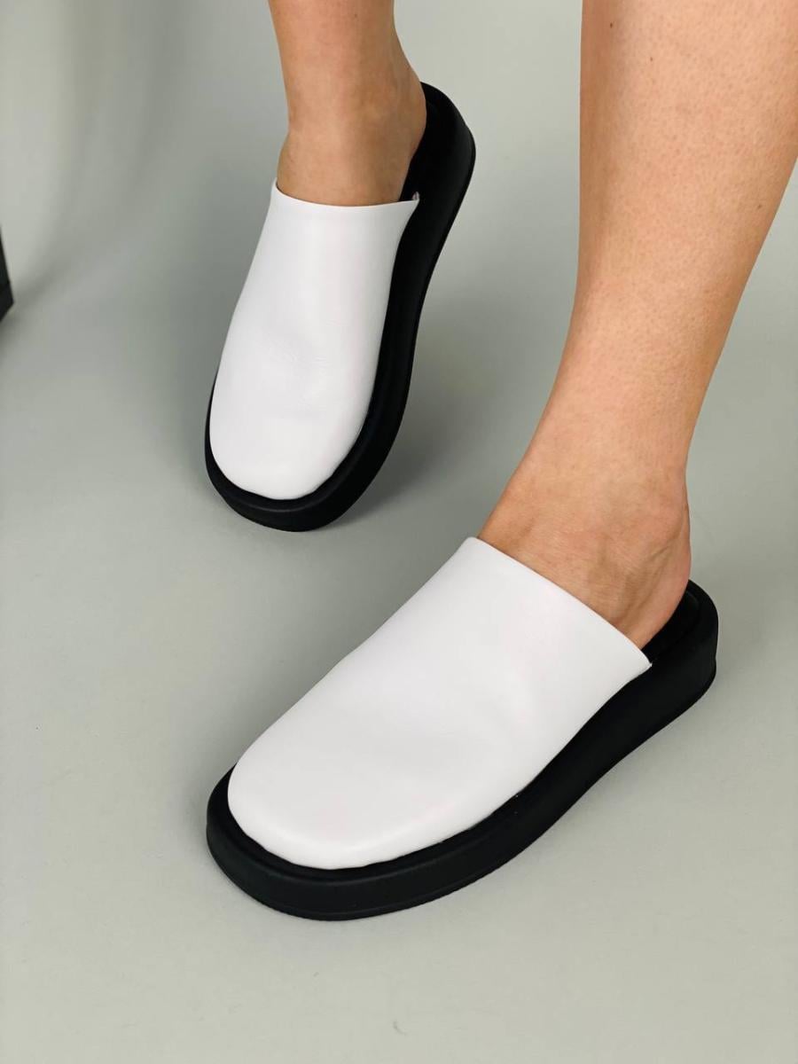 Бабуши женские кожаные р. 36 Белый (4306-1/36)