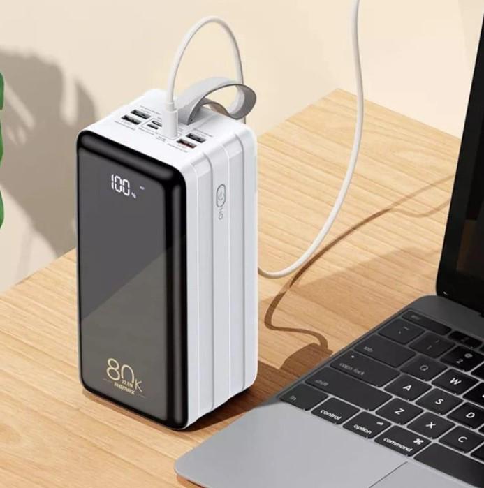 Повербанк Remax RPP-291 80000 mAh PD 20W/QC 22,5W White - фото 6 Повербанк Remax RPP-291 80000 mAh PD 20W/QC 22,5W White - фото 6