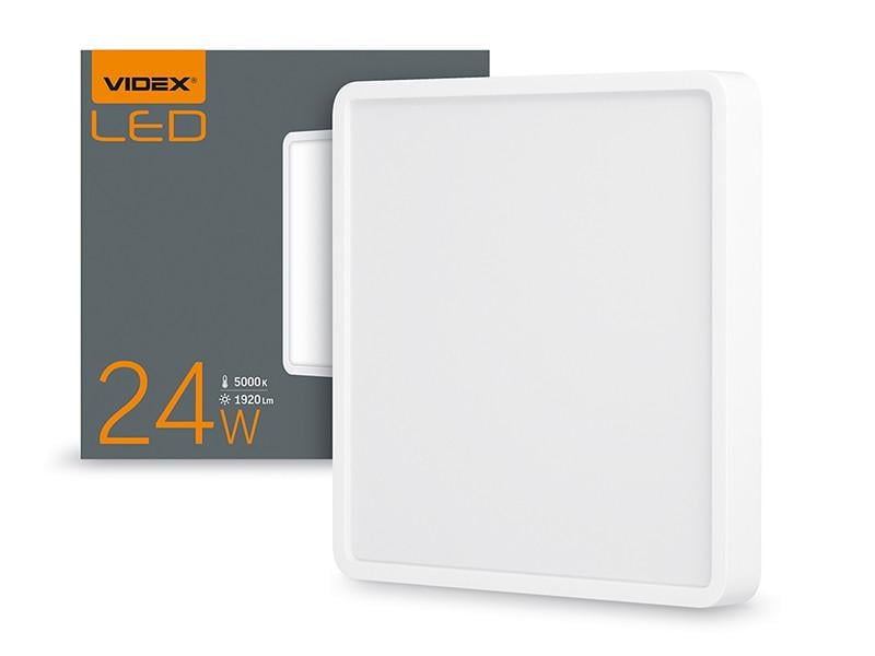 Светильник светодиодный накладной Videx VL-DLSS-245 Downlight 24W 5000K IP20 квадратный (7331) Светильник светодиодный накладной Videx VL-DLSS-245 Downlight 24W 5000K IP20 квадратный (7331)