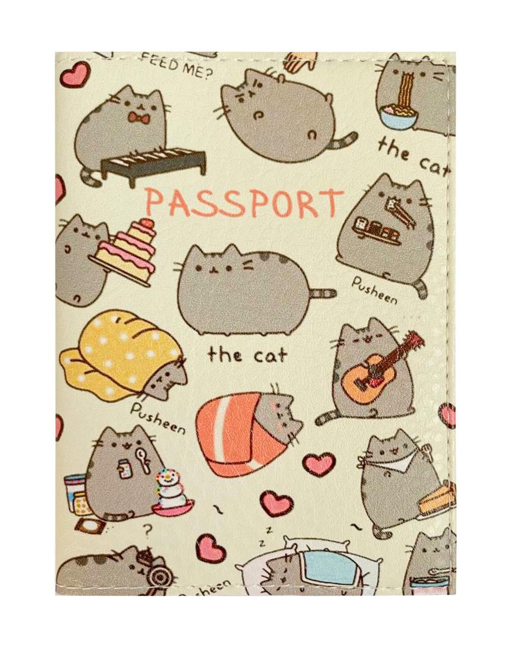 Обложка на паспорт Pusheen