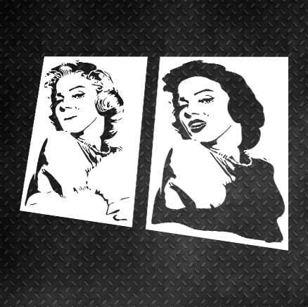 Трафарет многоразовый DFA Монро 1 для штукатурки и краски (X00061)