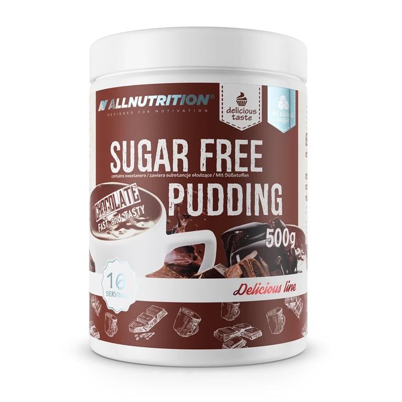 Заменитель питания All Nutrition Sugar Free Pudding 500 г 16 порций Chocolate