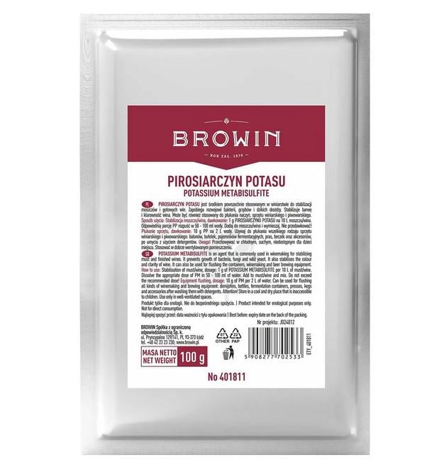 Метабісульфіт калію Browin 100 г (ПР 401811)